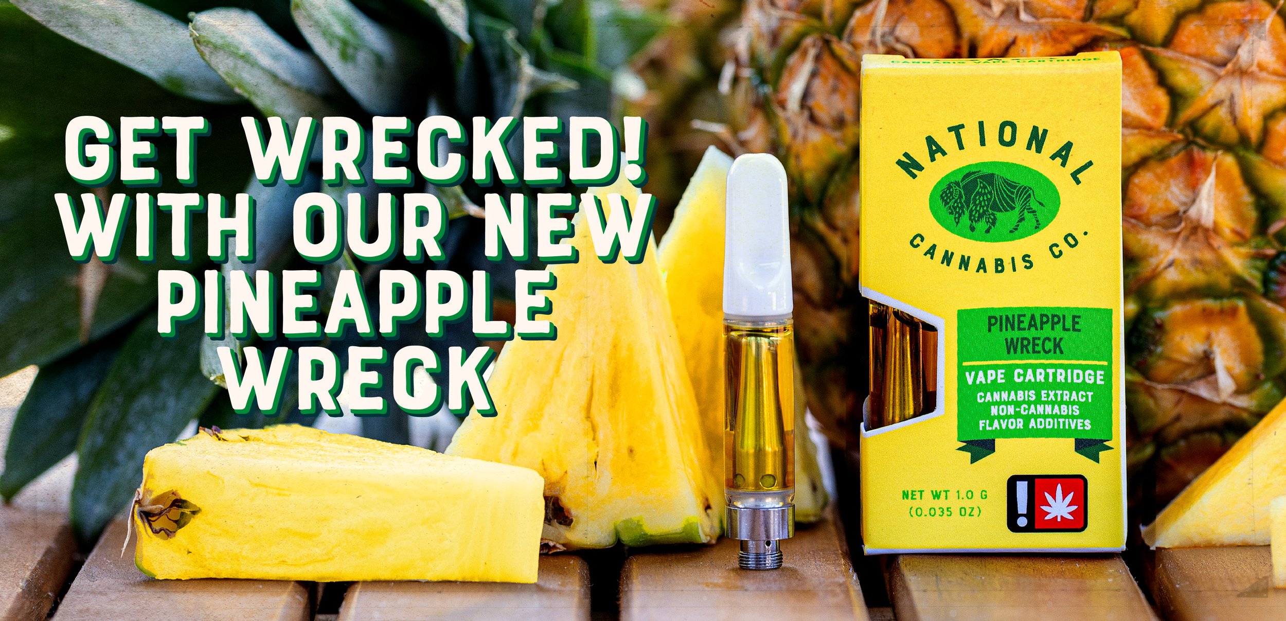 Pineapple Wreck 1 gram vape